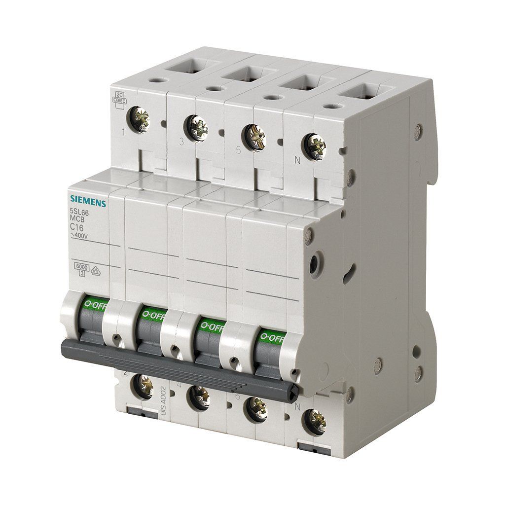 Siemens 5SL6640-7YA 3Faz+Nötr C Tipi 6Ka/40Amp Anahtarlı Otomatik Sigorta