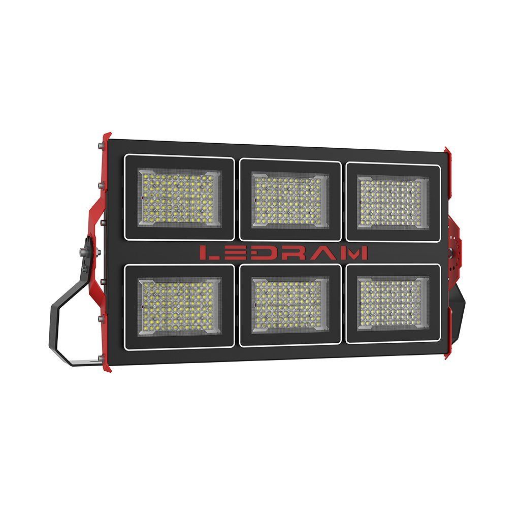 Ledram Delta-6000 Lns Drv-30° 600W 6500K  Led Çelik Gövde Projektör IP66 1965600LNSDRV30°