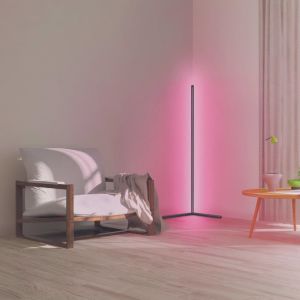 Ledvance Smart Wıfı Floor Corner 14W Rgb+TW Siyah 140cm Lambader 4058075665880