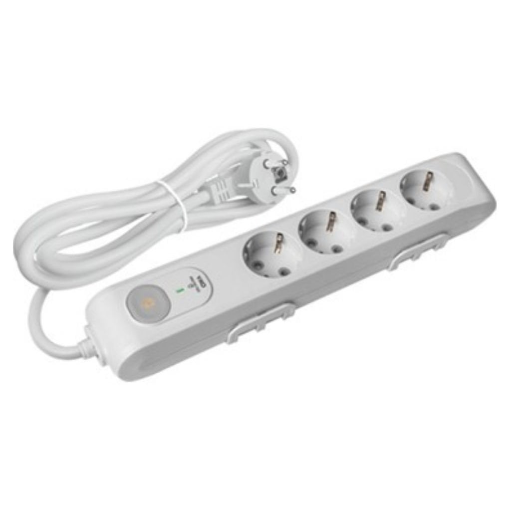 Viko Multi-Let Dörtlü 1050J Şok Korumalı Topraklı Kablolu 1,5 Mt.Ç.K. 90117630