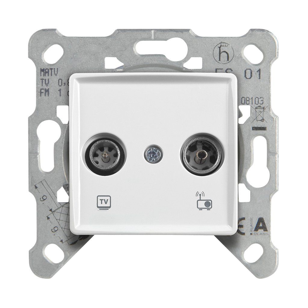 Viko Rollina/ Linnera Beyaz Tv-Radyo Prizi Sonlu (Mek+Düğ/Kap.) Çerçeve Hariç 90440021