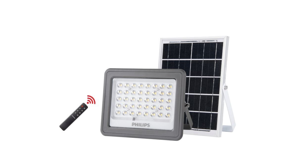 Philips BVC080 LED9/765 6500K IP65 Kumandalı Solar Projektör 911401827302