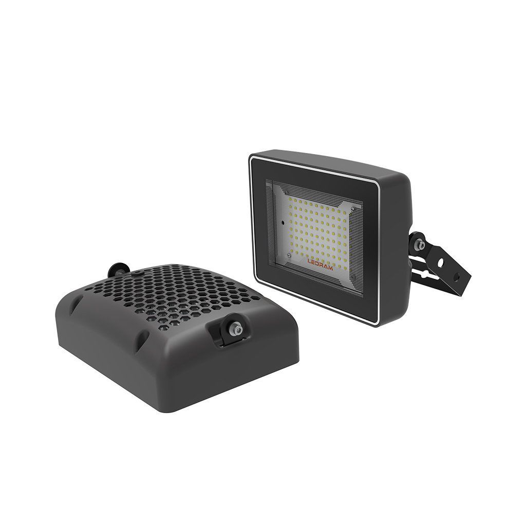 Ledram Gtp-1000-R Color 50W Red Led Plastik Gövde Projektör 19R100050RED
