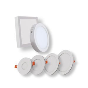 Ledram Cxx-18 18W 6500K Sıva Altı Yuvarlak Slim Led Downlight Armatür IP20 24CXX186518