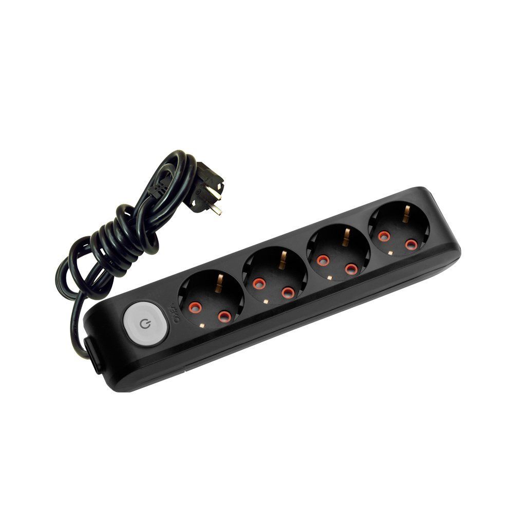 Viko Multi-Let Dörtlü Grup Priz Anahtarlı Topraklı Kablolu Çocuk Korumalı - 3 Mt 90137403