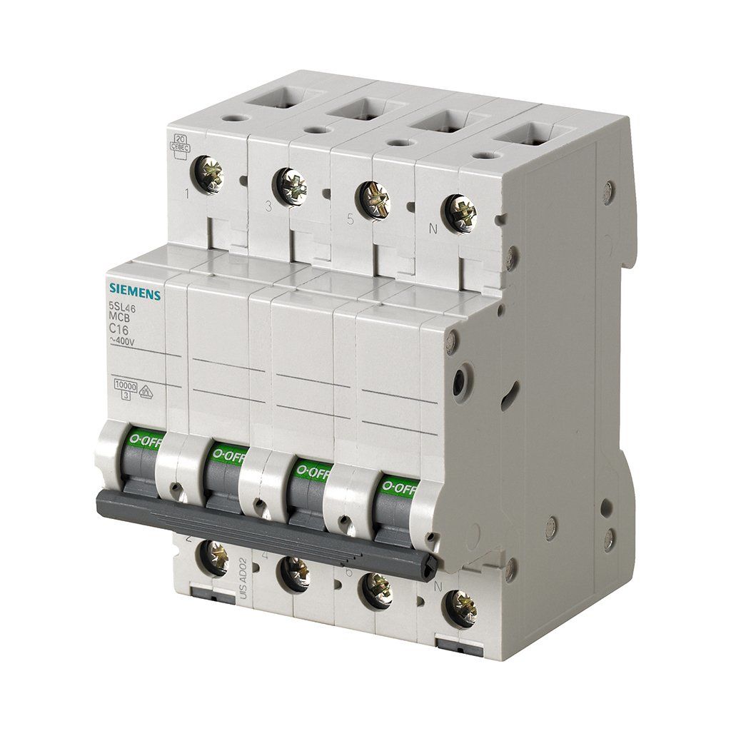 Siemens 5SL4640-7 3Faz+Nötr C Tipi 10Ka/40Amp Anahtarlı Otomatik Sigorta
