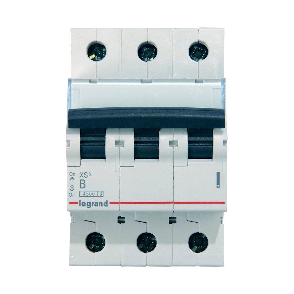 Legrand Otomatik Sigorta XS3 B Tipi 3x40Amper 4.5Ka 403221