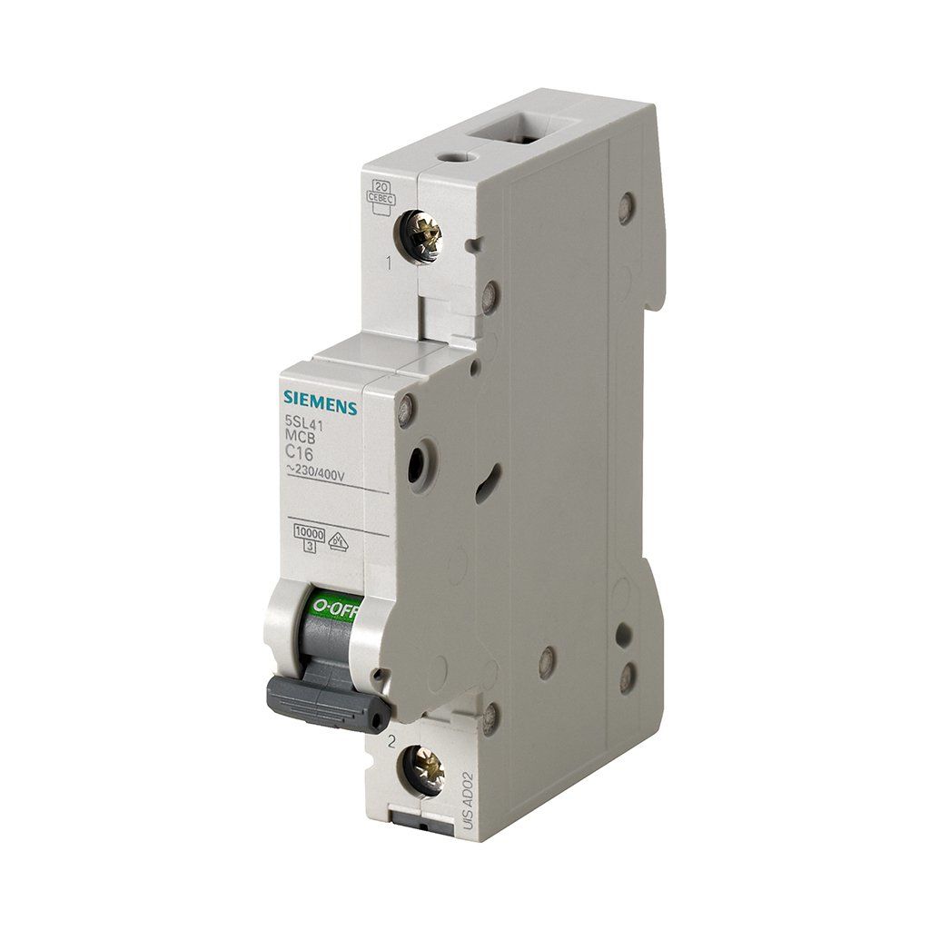 Siemens 5SL4140-6 Monofaze B Tipi 10Ka/40Amp Anahtarlı Otomatik Sigorta