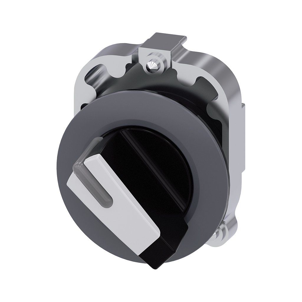 Siemens 3SU1062-2DF60-0AA0 Sirius Act Mat Metal Yassı Tip 30mm² 0-1 Pozisyonlu Işıklandırılabilir Kalıcı Mandal Buton Beyaz