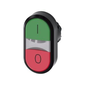 Siemens 3SU1000-3AB42-0AK0 İkiz Buton 0-1 Yazılı Kırmızı-Yeşil
