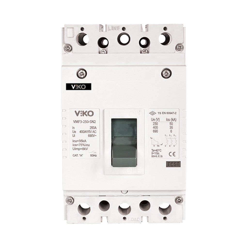 Viko Vmf-Sn2 Sabit Tip Kompakt Şalter 63A 35Ka 3 Kutuplu VMF2-63-SN2
