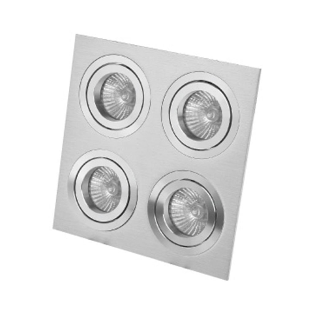 Aklight Elegant Kare 4Lü Spot Armatür Kasası AKL-E3024G