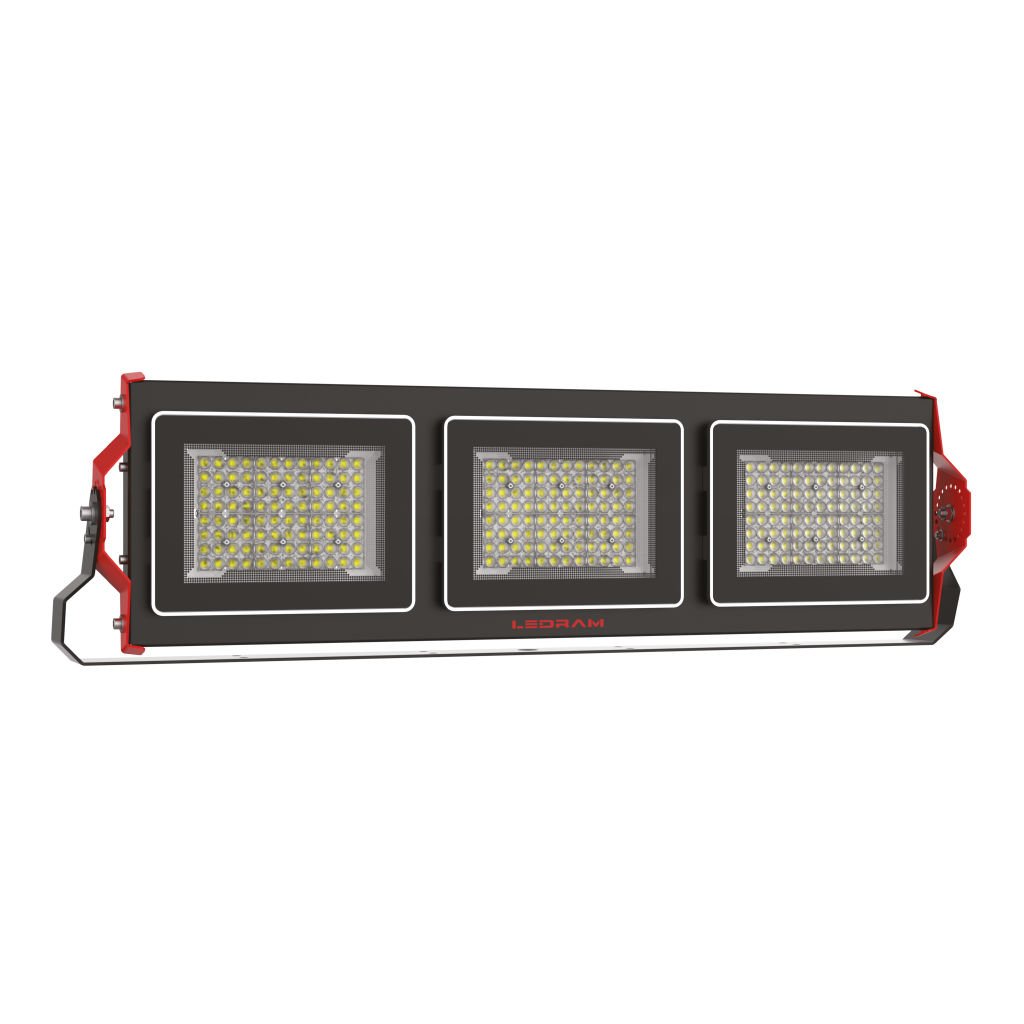 Ledram Delta-3000-Y Lns Drv-90° 300W 6500K Led Çelik Gövde Projektör IP66 22300YLNSDRV90°