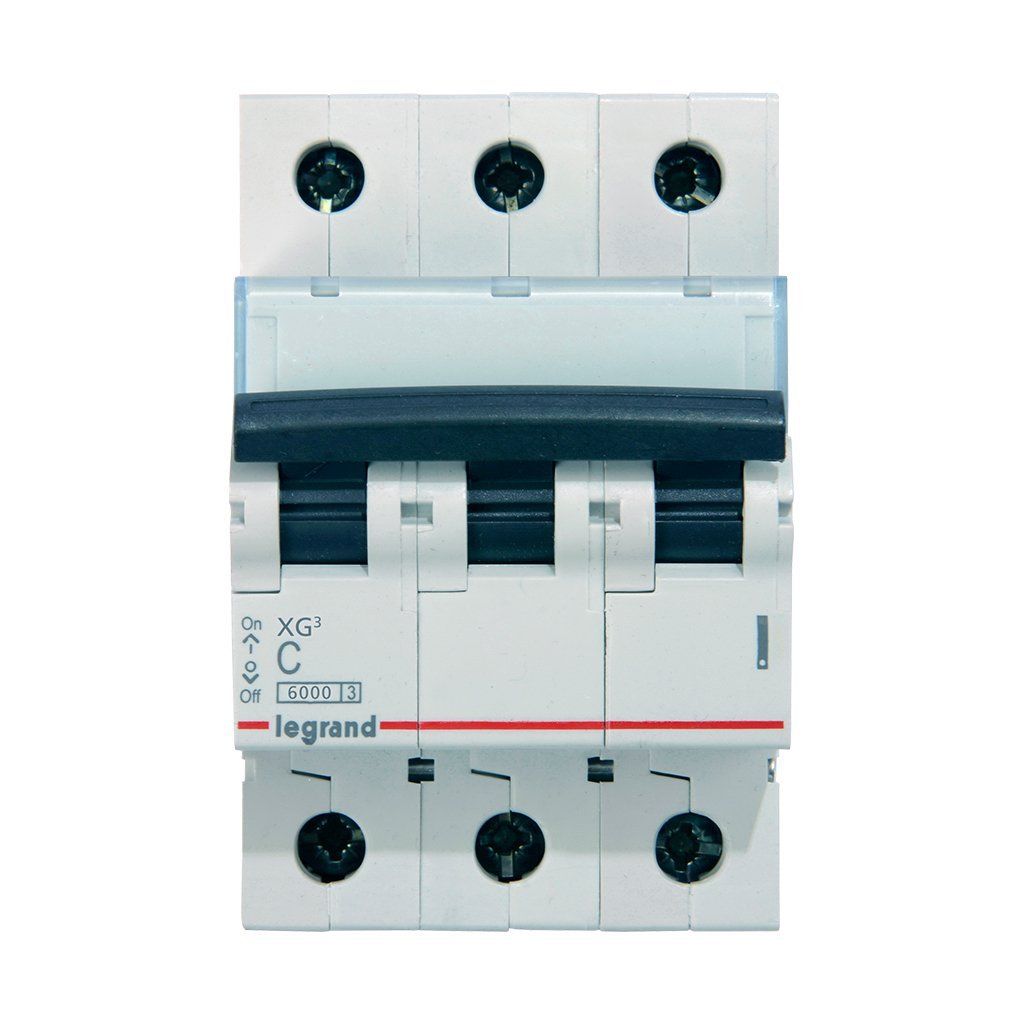 Legrand Otomatik Sigorta XG3 C Tipi 3x50Amper 6Ka 403696