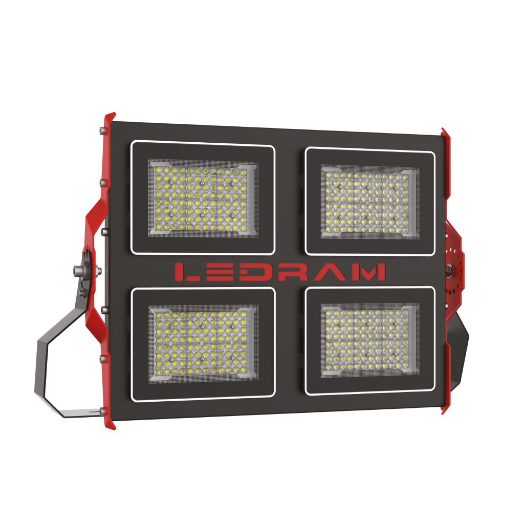 Ledram Delta-4000 Lns Drv-30° 400W 6500K  Led Çelik Gövde Projektör IP66 2065400LNSDRV30°