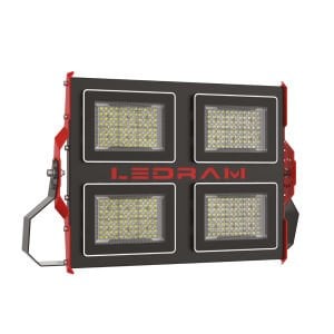 Ledram Delta-4000 Lns Drv-90° 400W 6500K  Led Çelik Gövde Projektör IP66 2065400LNSDRV90°