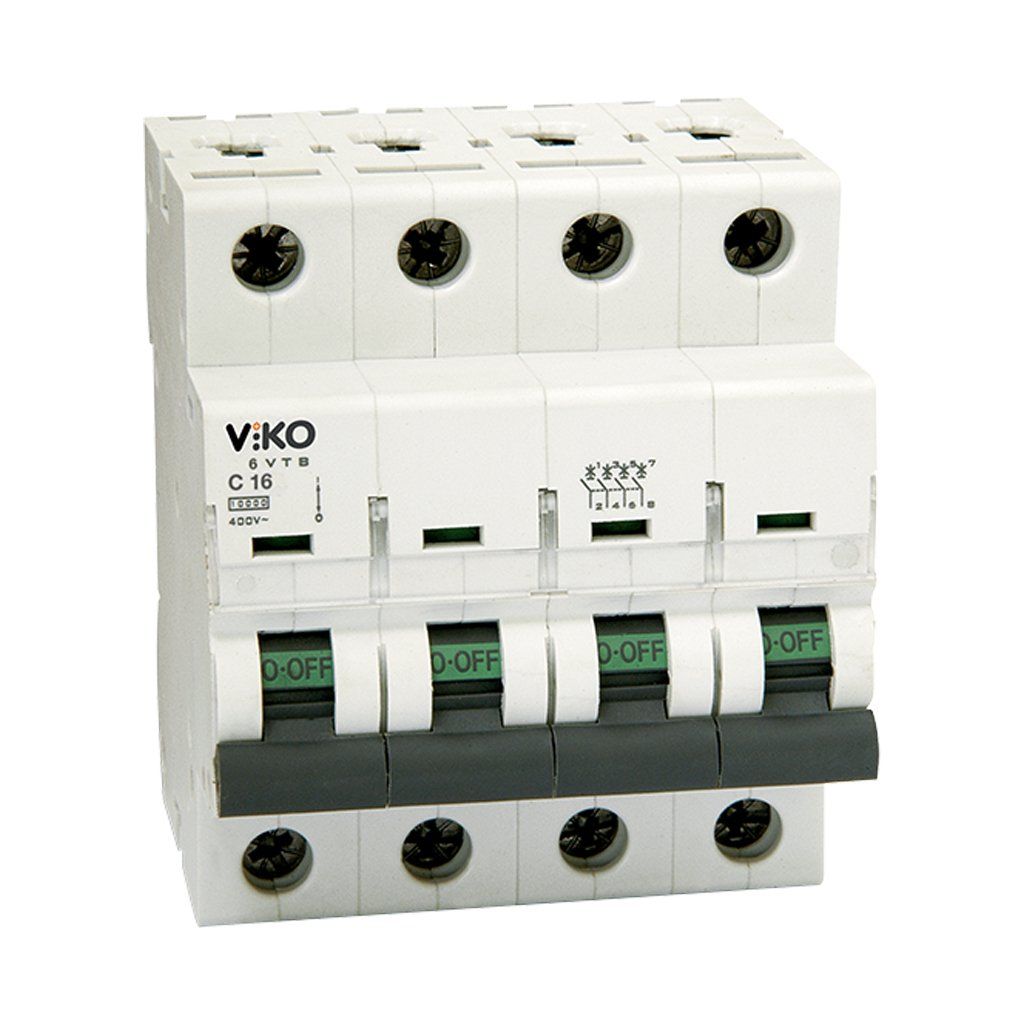 Viko Otomatik Sigorta 6VTB-4C32 C Tipi 4X32Amper 6Ka