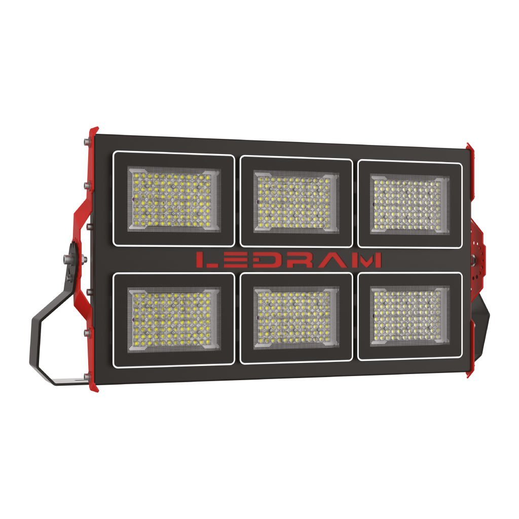 Ledram Delta-6000 Lns-60° 600W 6500K Led Çelik Gövde Projektör IP66 19600065600LNS60°