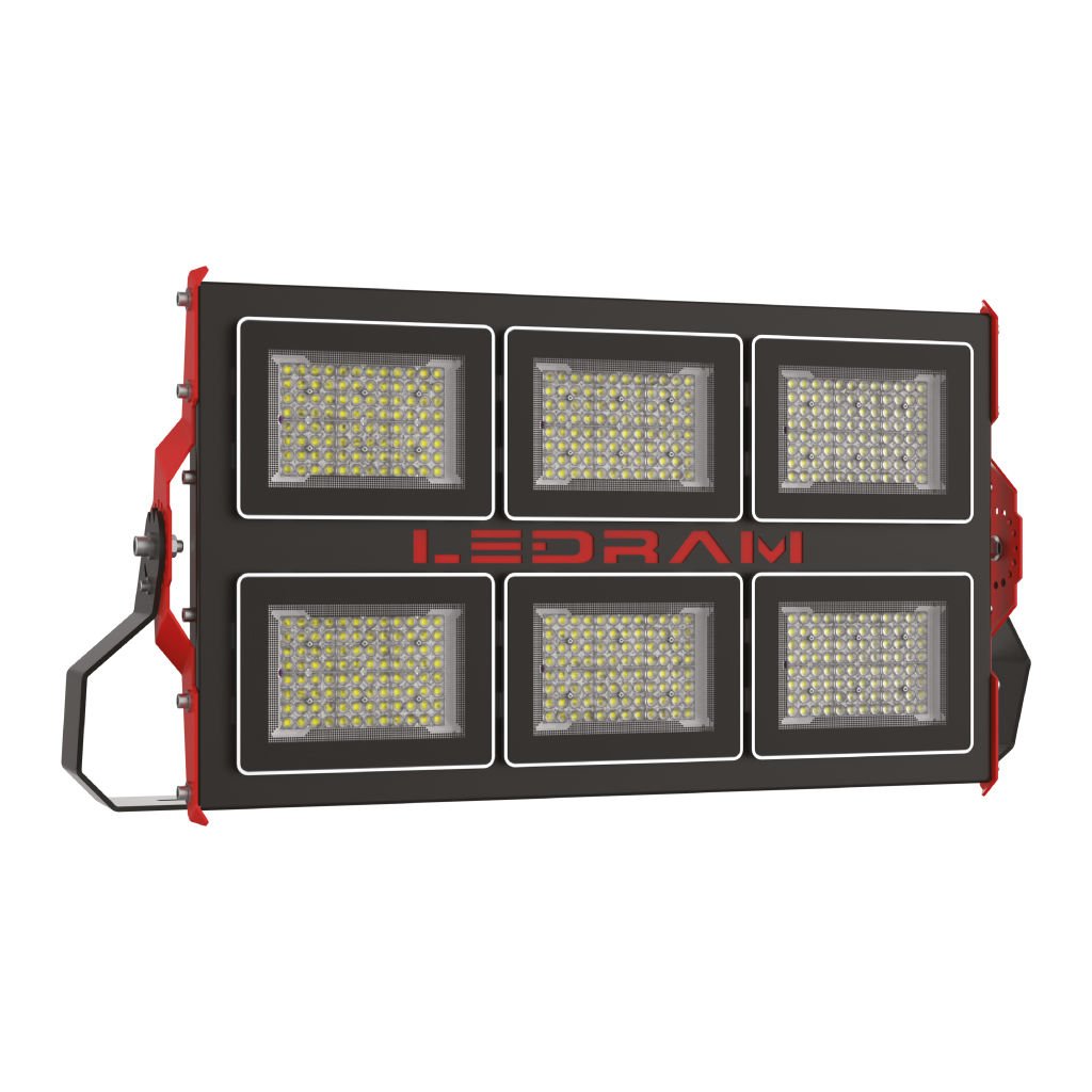 Ledram Delta-6000 Lns-60° 600W 6500K Led Çelik Gövde Projektör IP66 19600065600LNS60°