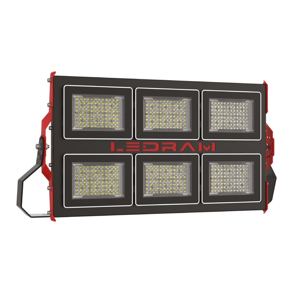 Ledram Delta-6000 Lns-90° 600W 6500K Led Çelik Gövde Projektör IP66 22600065600LNS90°