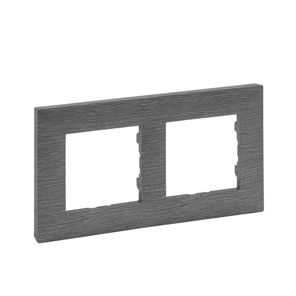 Legrand Raventi Selectıon Satine Füme İkili Çerçeve 768772